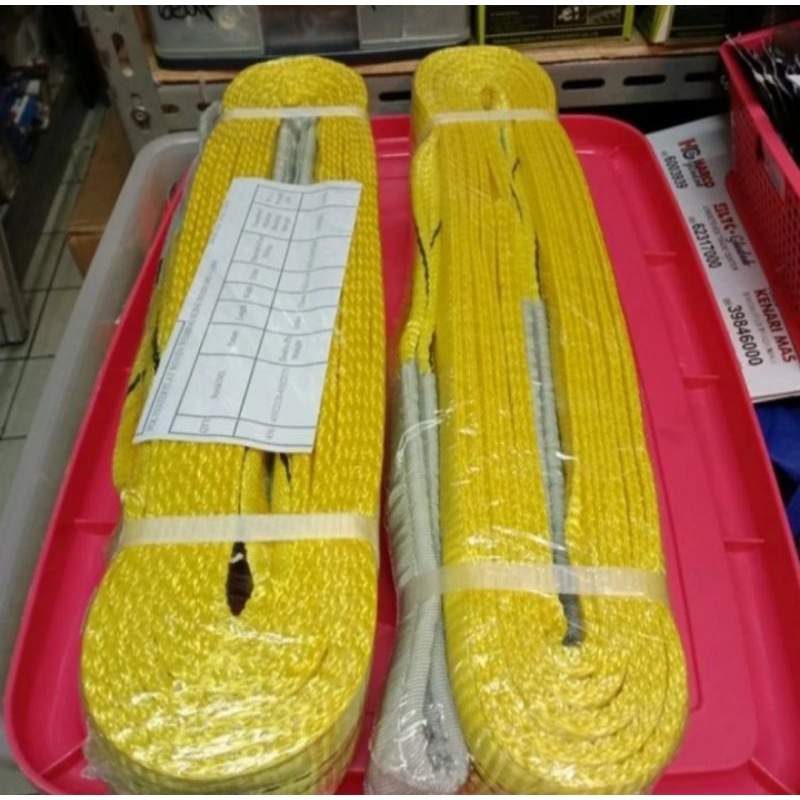 Webbing sling belt 5ton x 6meter