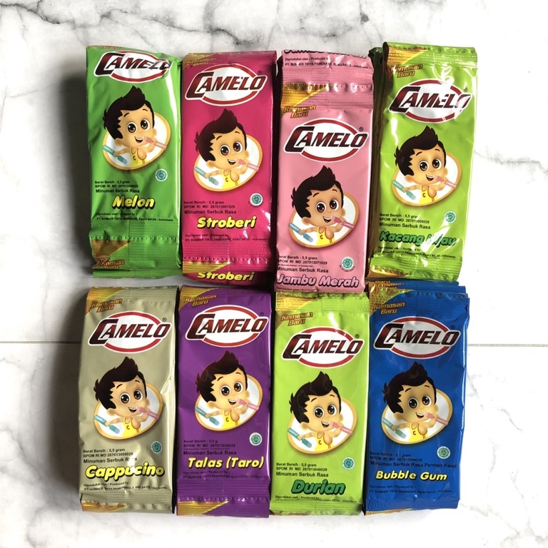 

New Recommended BAHAN ES SUNTIK CAMELO ES BANTAL BUBUK ES CAMELO DUS ISI 24 PCS 24 RENCENG