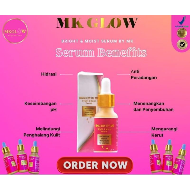 serum gold MK GLOW.. Original... ready stok.