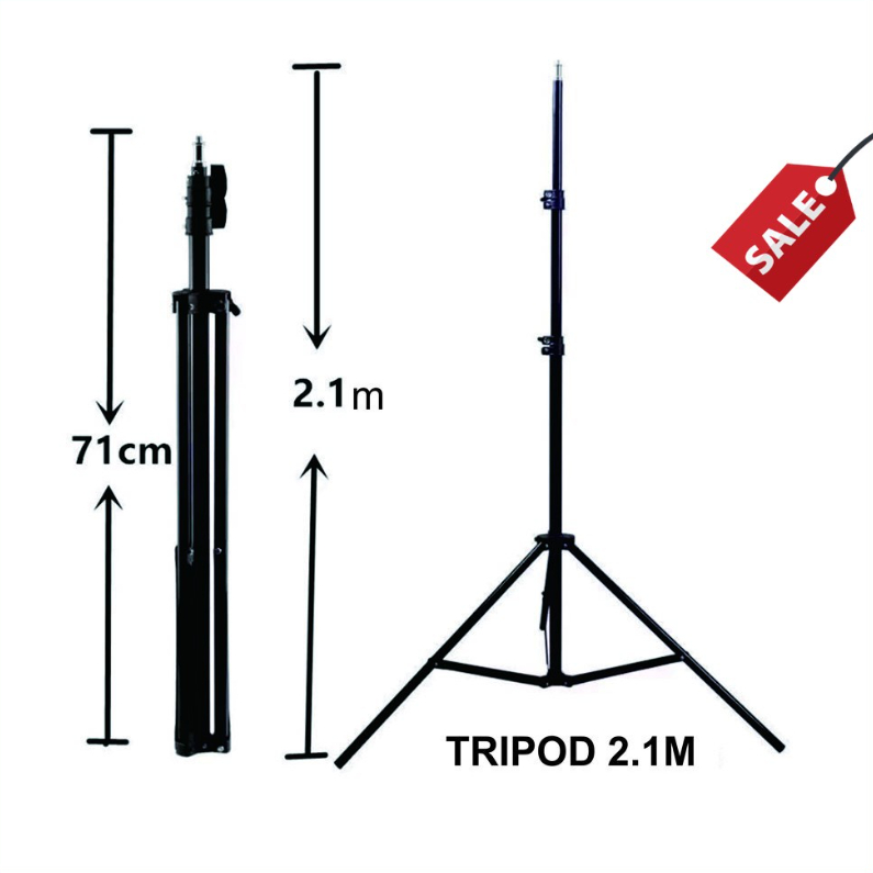Tripod 2.1 meter Foto Kamera HP | Tripod Stand untuk Ringlight Fotography