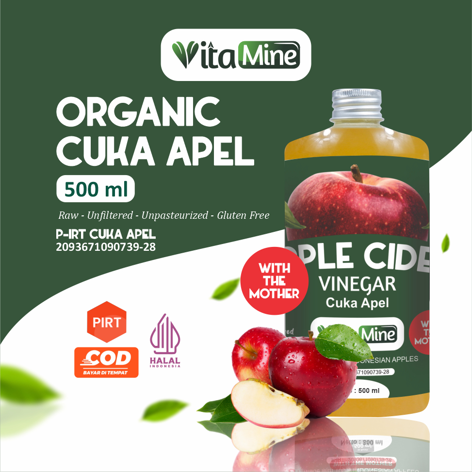 

VITAMINE - Paket Hemat Diet Sehat - Cuka Apel 500ml Dan Sari Lemon 500ml - BPOM Dan HALAL