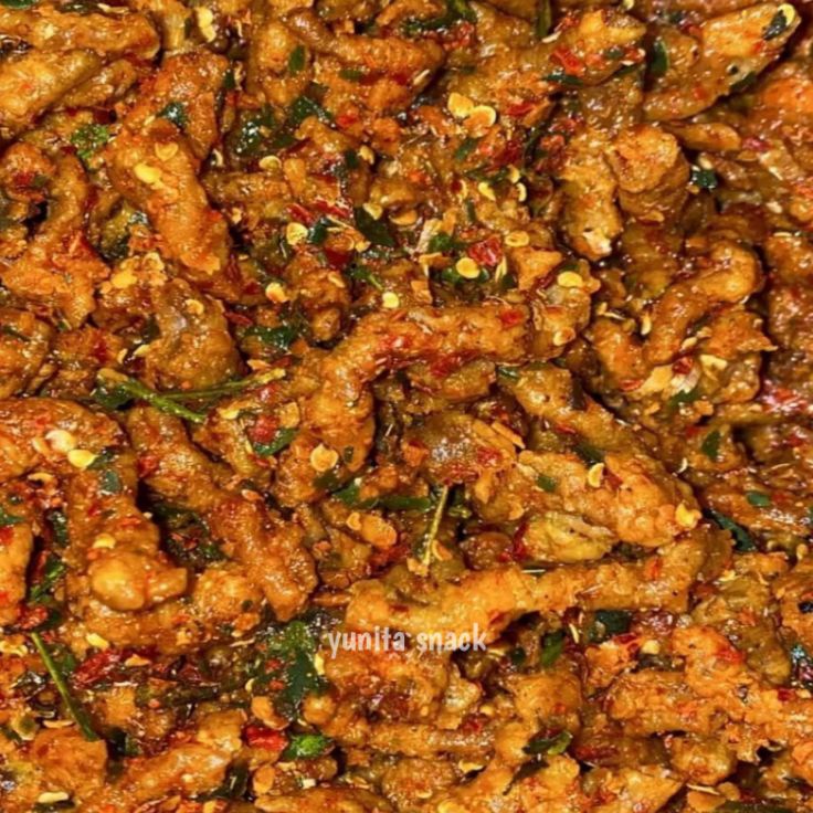 

Promo baru Usus Ayam Crispy pedas 25 gram Original Asin Gurih