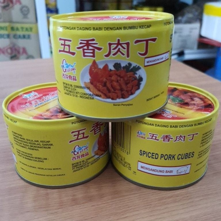 

Limited Product Gulong spiced pork cubes potongan daging babi gulong bumbu kecap