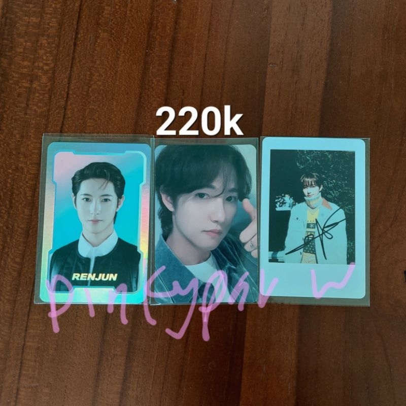 wts pc photocard renjun nct dream zone special SP no qr pola moevir candy pob yzy