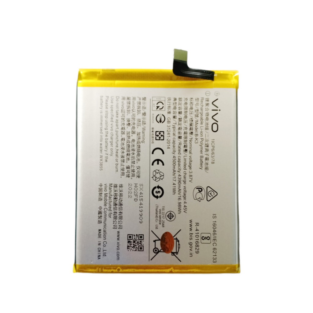 Baterai Vivo S1 S1 Pro B-K3 Batu Batre Vivo S1 Battery Vivo S1 Pro