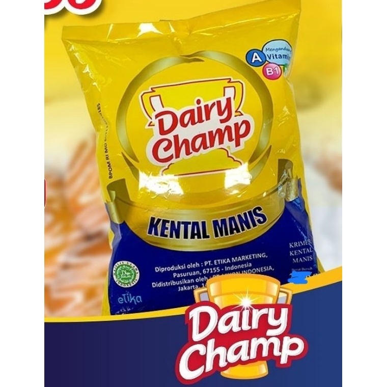 

Yang terbaru SUSU DAIRY CHAMP 1KG HALAL SUSU KENTAL MANIS