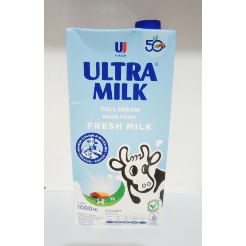 

susu ultra milk 1000ml rasa full cream