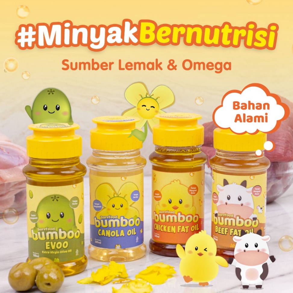 

Lagi Bagus BUMBOO Minyak Bahan Alami Bernutrisi Sumber Lemak Omega 369 BB Booster Tanpa Perisa Pengawet Tumis atau Topping