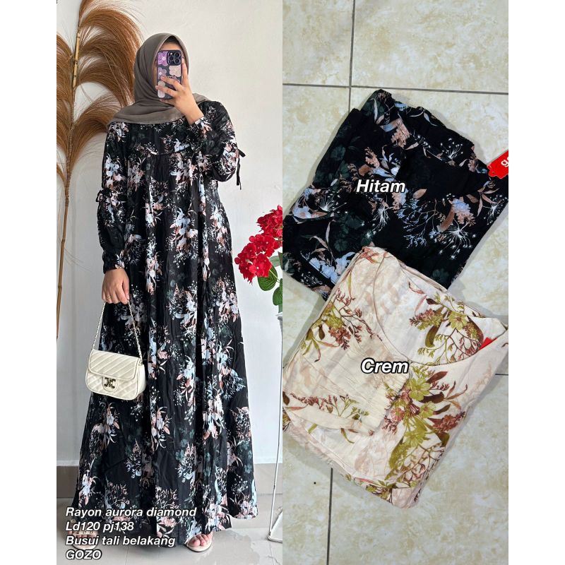 Gamis rayon aurora diamond 2930