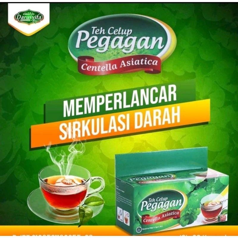 

Teh Celup Pegagan Darusyifa (isi 20 kantong teh)