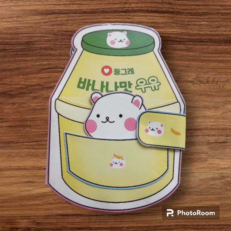 Paper squishy book/ paper doll book/ quiet book banana milk