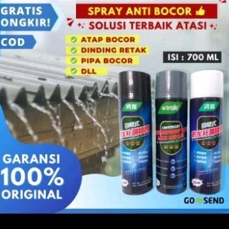 Spray Semprotan Semprot Lem Glue Perekat Anti Bocor Ajaib Waterproof Atasi Kebocoran Dinding Tembok 