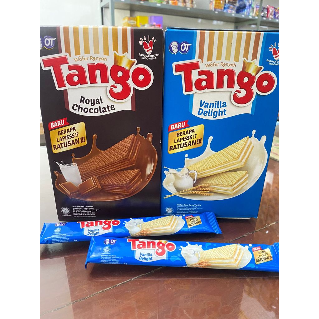 

Wafer Renyah TANGO 1 Box isi 20 Pcs @5gram