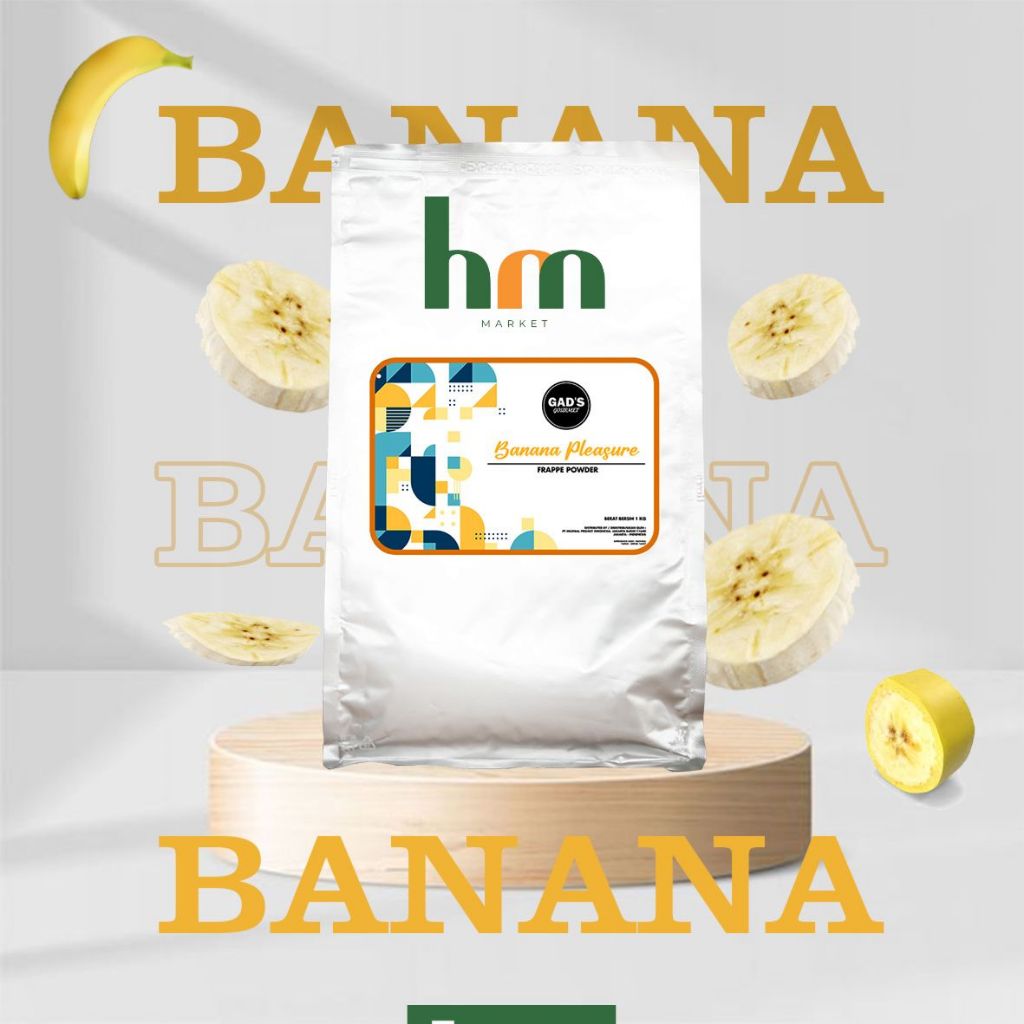 

Powder Banana Gads Gourmet 1kg