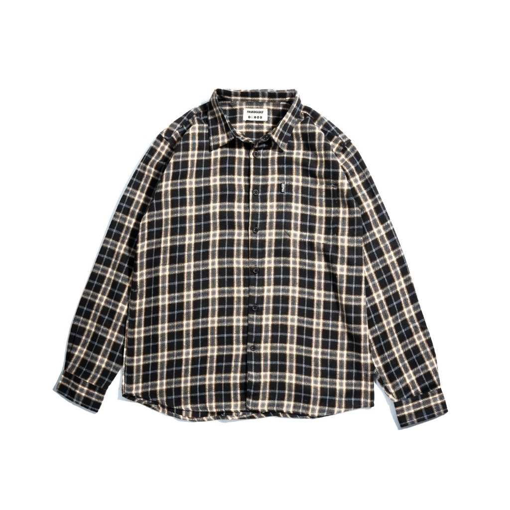 Tngr shirt - Kemeja Flanel lengan panjang - Code "Godza" - 100% Original