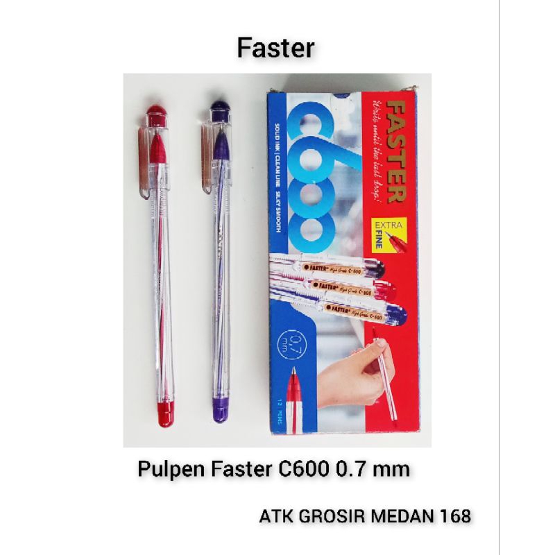 

Pulpen Faster C600 0.7 mm / pcs