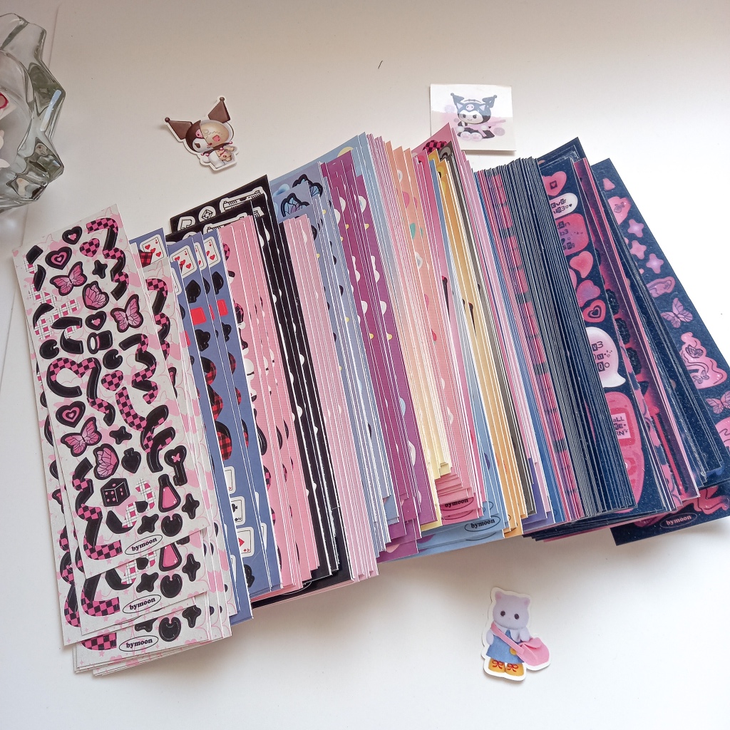

CLEARANCE SALE sticker pack 3pcs blind bag by bymoonstudio