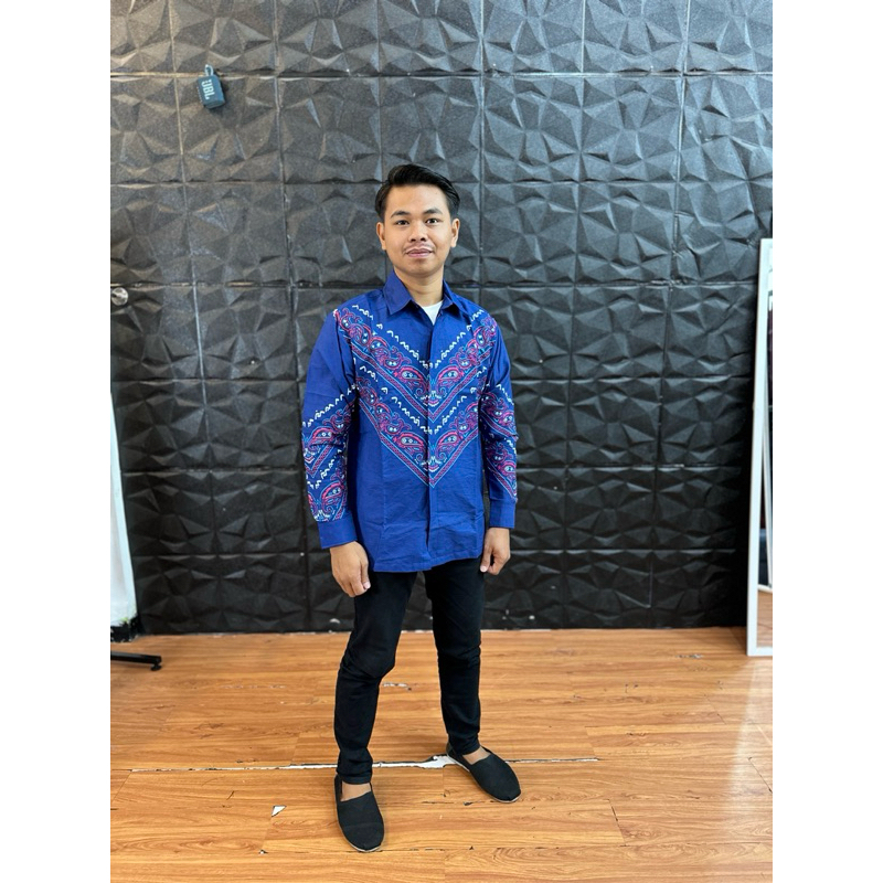Batik Lontara Khas Bugis Makassar (Pakai Furing/Lapisan)