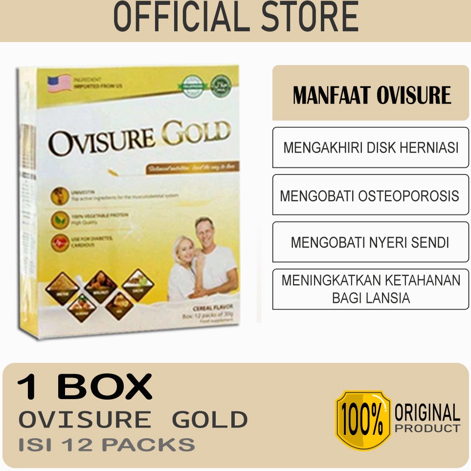 

Pro sale 1 BOX OVISURE GOLD ORIGINAL USA SUSU UNTUK PENGOBATAN TULANG DAN SENDI TERBAIK