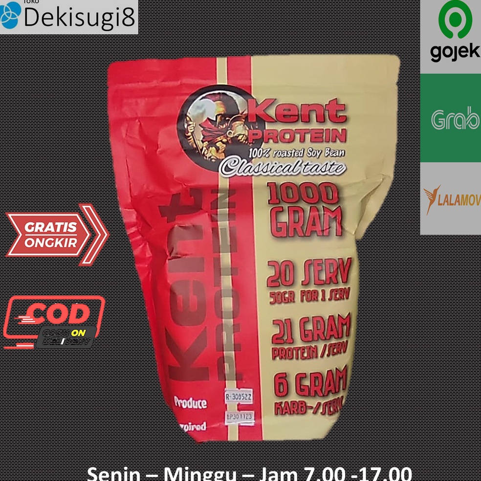 

Banting harga KentPROTEIN Susu Bubuk Kedelai Protein Casein Kemasan 1 Kg