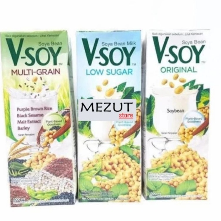 

Model Baru Vsoy Susu Kedelai 1L