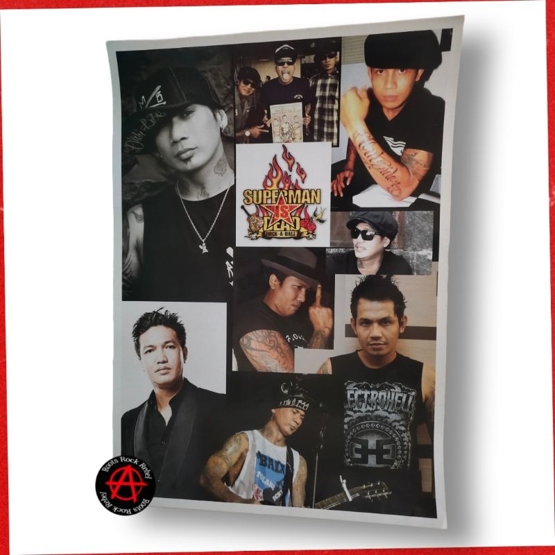 POSTER - SUPERMAN IS DEAD grid 1 (Ukuran Jumbo) PUNK