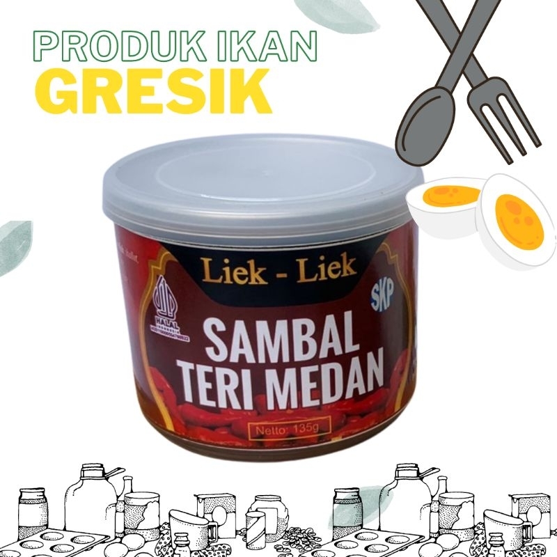 

[PRODUK GRESIK] SAMBAL TERI MEDAN LIEK LIEK