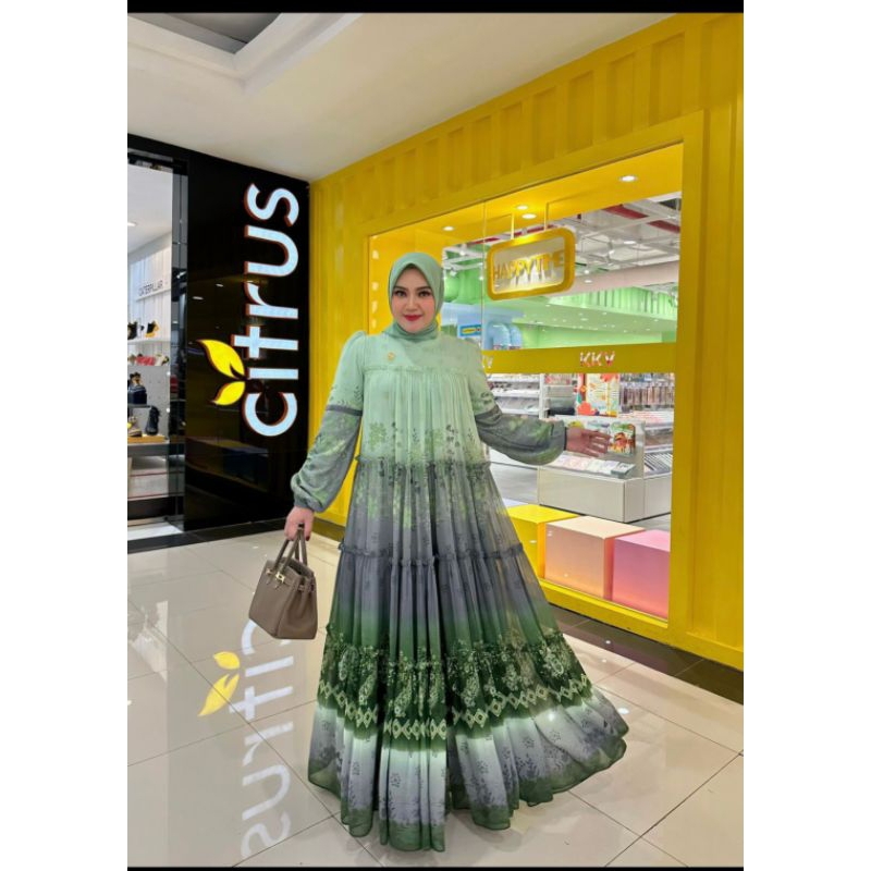 gamis set hijab segi empat