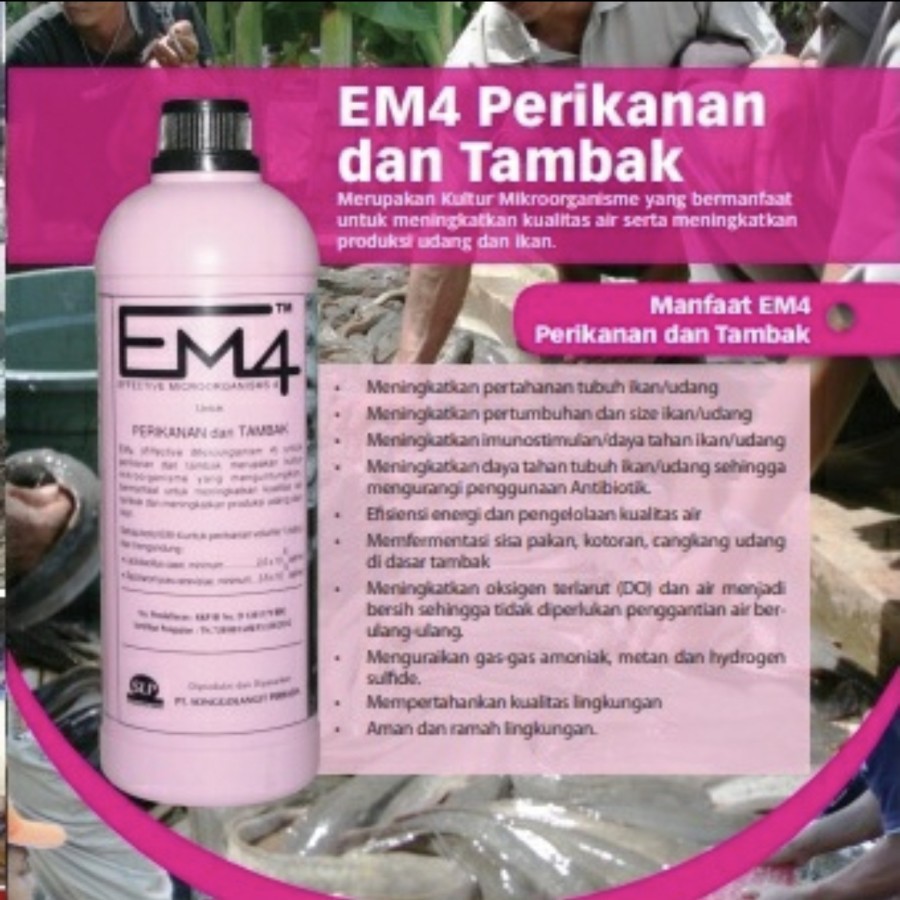 EM 4 Perikanan Dan EM4 Pakan EM4