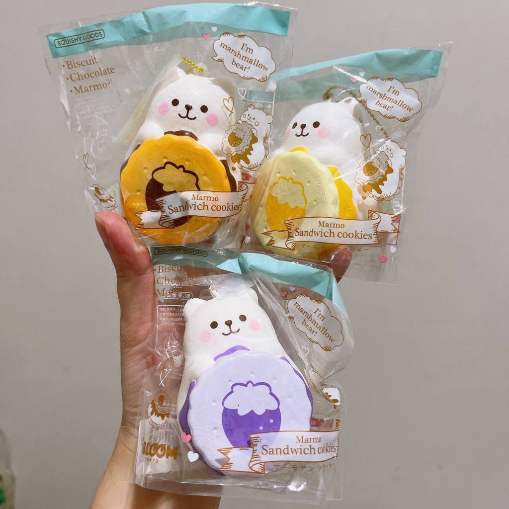 [READY STOCK] IBloom Marmo Cookies Squishy Super Rare / Licensed BNIP