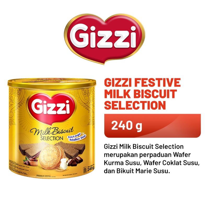 

Gizzi Milk Biscuit Selection 240gr