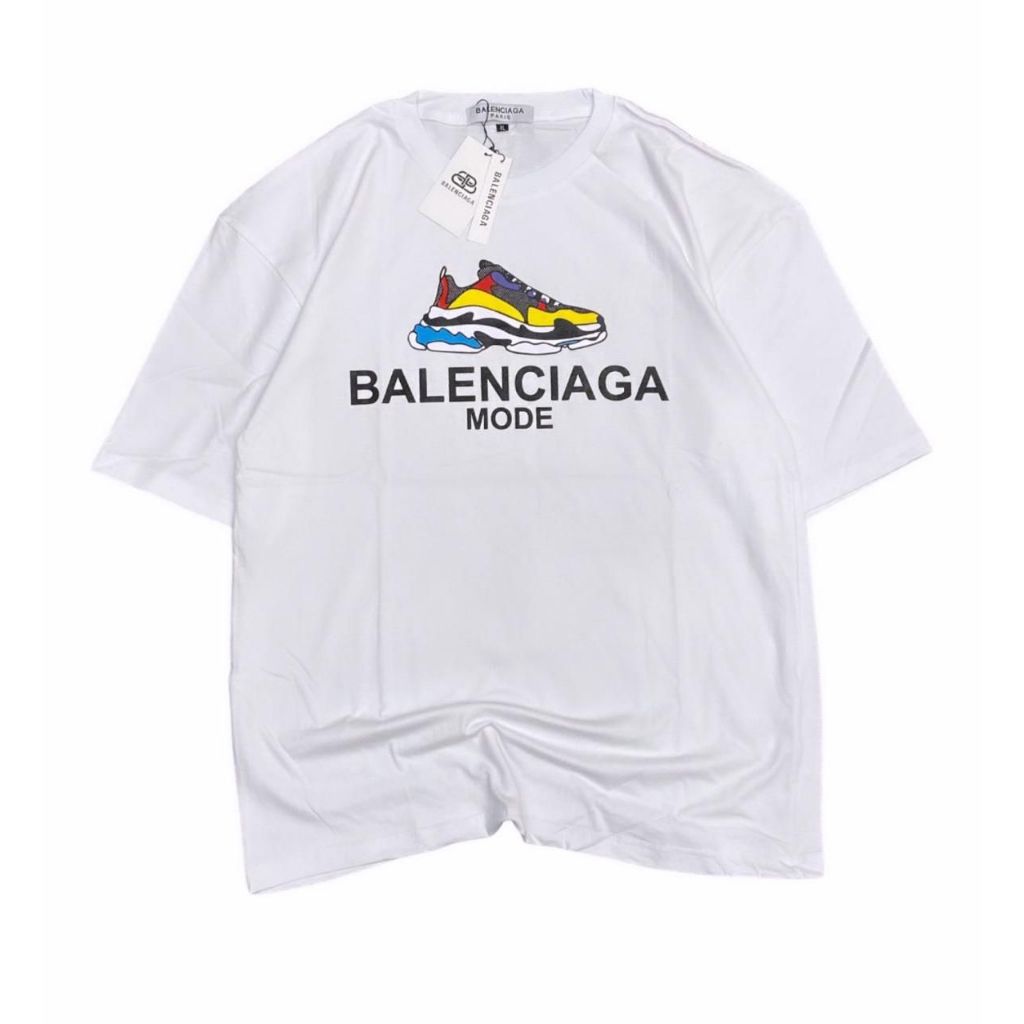 kaos import balenciaga unisex,kaos pria,kaos wanita,import quality but not ori