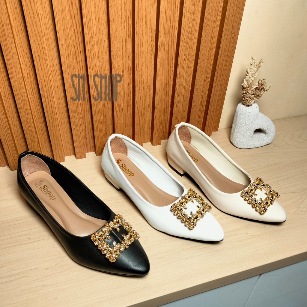 Sendal Wanita heels pantofel 3cm