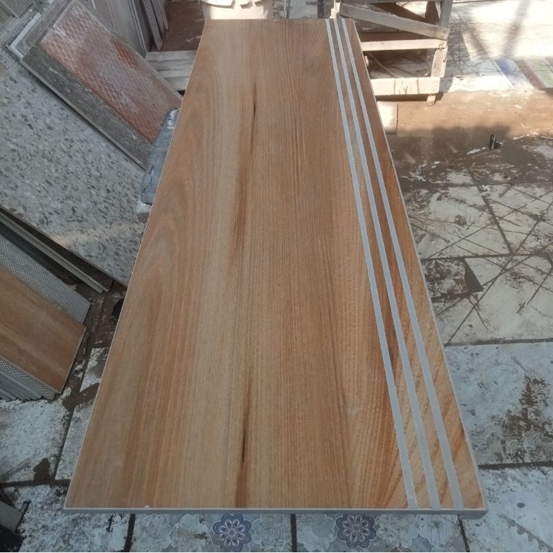 granit pijakan anak tangga motif kayu 30x90 30x100 30x120 bisa custom ukuran bisa request ukuran ses