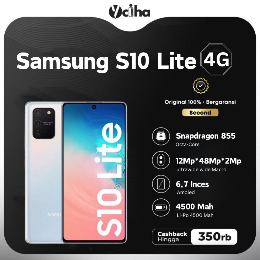 Samsung S10 Lite 8/128gb second