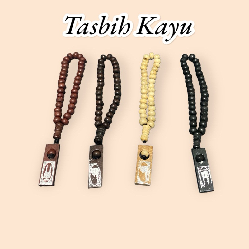 Tasbih Kayu 33 Butir