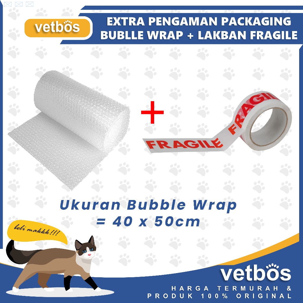 

EXTRA PENGAMAN PACKAGING BUBBLE WRAP & LAKBAN FRAGILE