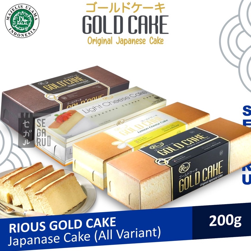 

New Collection RIOUS Japanese Gold Cake 2 Gram