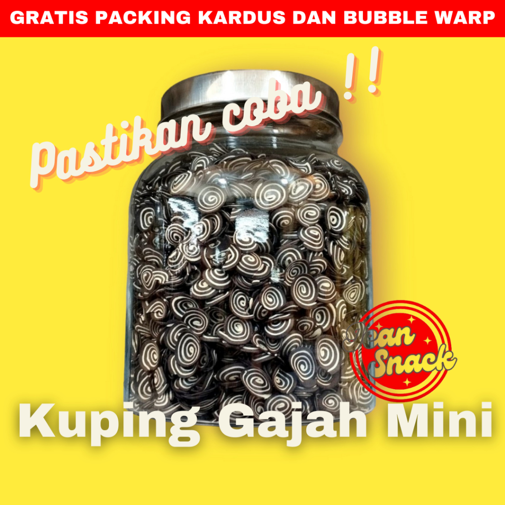 

Kuping Gajah Mini 150gr Jajanan Jadul