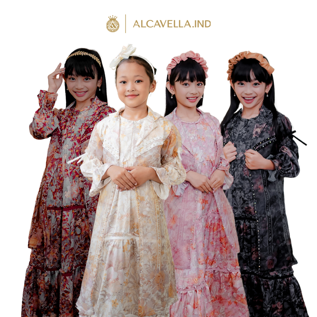Alcavella - Zafeera Dress Kids | Dress Anak | Dress Muslim Anak | Gamis Anak | Gamis Anak Wanita