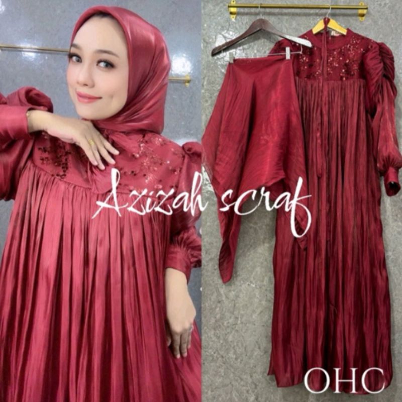 GAMIS AZIZAH SET JILBAB TERBARU BY OHC