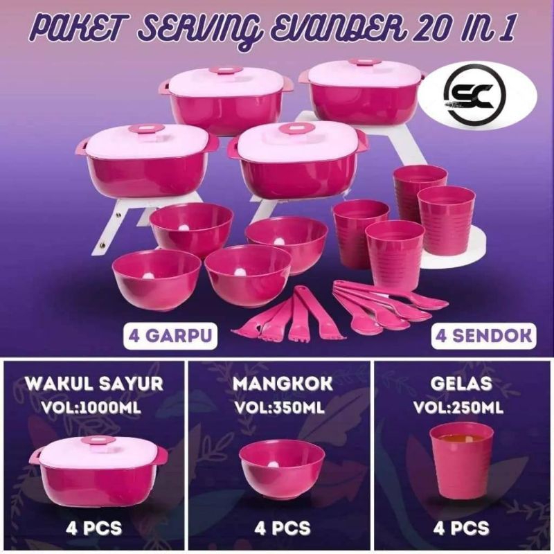 Prasmanan Evender set 20 Promo fzl