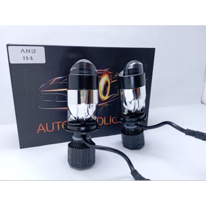 LAMPU MINI PROJECTOR H4 V9 HRJ PUTIH KUNING CUT OF RHD