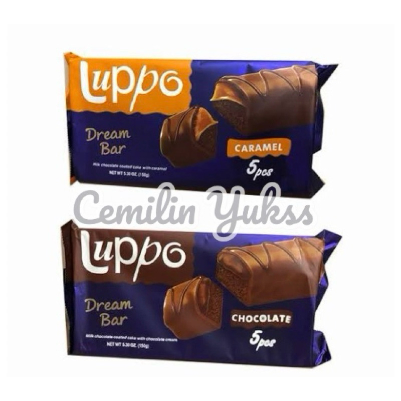 

Lippo Dream Bar 150g Lippo Dream Bar Chocolate Luppo Dream Bar Caramel