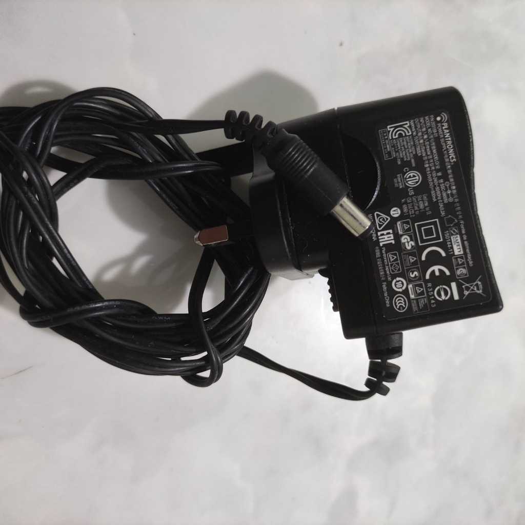 Adaptor Charger Plantronics Power Supply 9v 500ma 9 volt 0.5a original asli