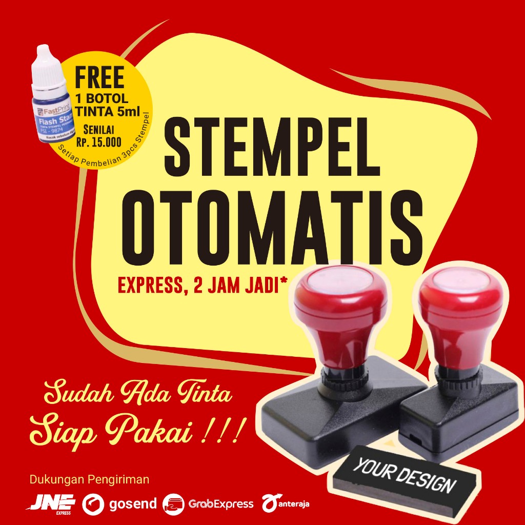 

STEMPEL WARNA / STEMPEL OTOMATIS / STAMPEL NAMA TOKO/STAMPEL PERUSAHAAN