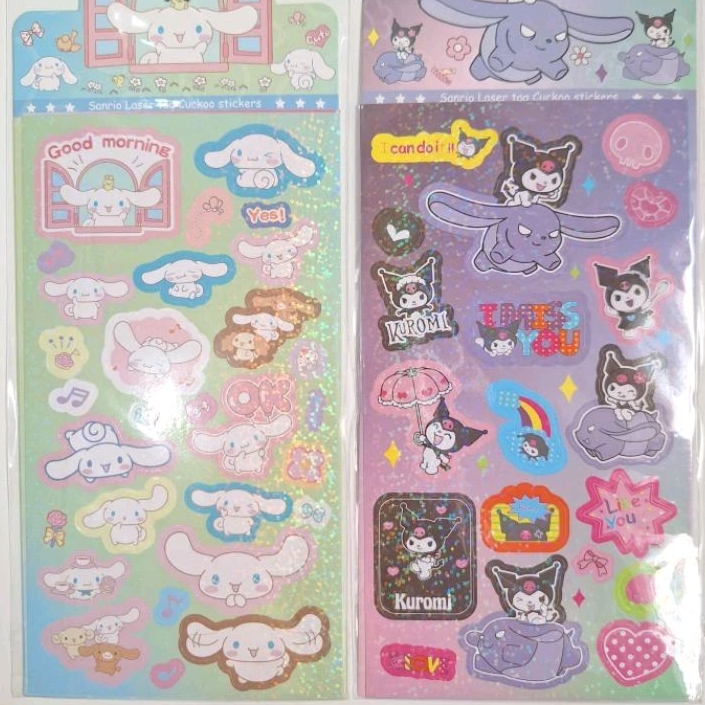 

Stiker Lucu Murah Kurumi Sanrio Pompom Purin Cinnamon Roll