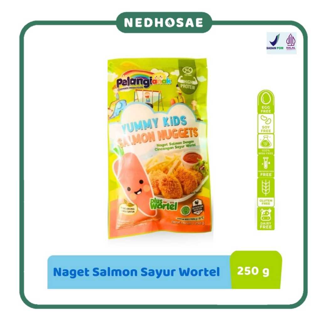 

Yummy Kids Nugget Salmon Gluten Free by Pelangi Food