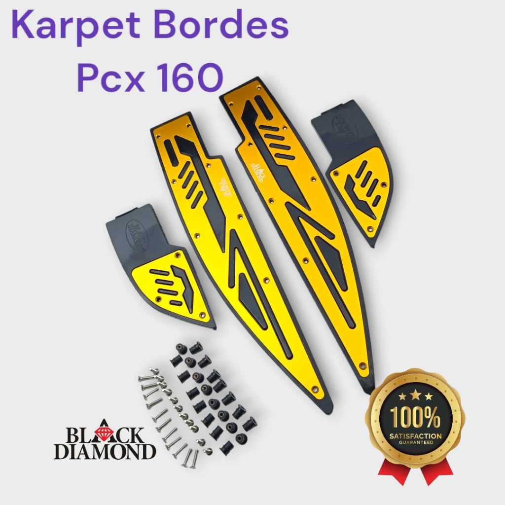 Karpet Bordes PCX 160 Black Diamond