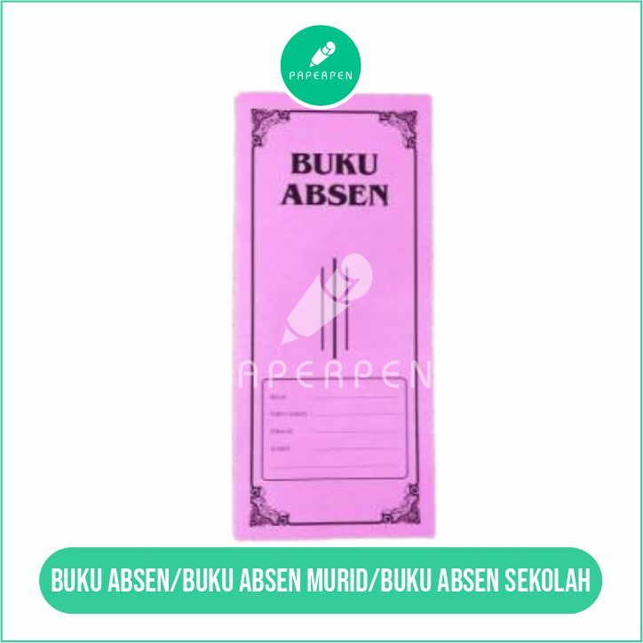 Buku Absen/Buku Absen Murid/Buku Absen Sekolah